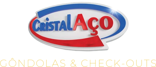CristalAço Linha de Gôndolas e Check-outs